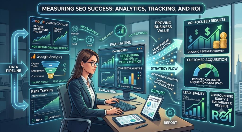 Measuring SEO Success: Analytics, Tracking, and ROI Measuring SEO Success: Analytics, Tracking, and ROI