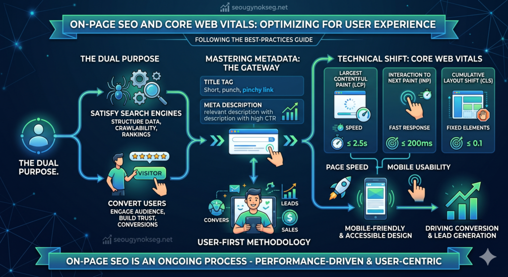 On-Page SEO and Core Web Vitals: Optimizing for User Experience gemini generated image wi49d8wi49d8wi49